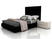 Tori double bed with linen box 3D Model