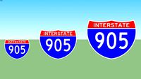 Interstate 905 Sign