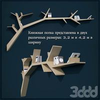 Книжная полка «Ветвь» от Olivier Dollé