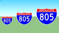 Interstate 805 Sign
