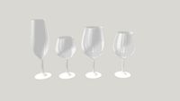 Verres à pied, wine glasses