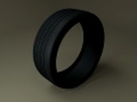 Car Tyre 3D Model