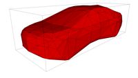 ROCKIT3D Car 0022 (BMW 750LI) red parked
