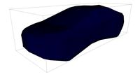 ROCKIT3D Car 0022 (BMW 750LI) dark blue parked