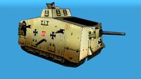 Sturmpanzerwagen A7V (low poly)