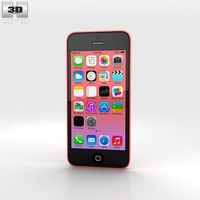 Apple iPhone 5C Pink 3D Model