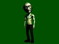 Little Old Gnome Model Rigged Character 3D Model