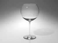 Download free Wine Burgundy Glass 3D Model