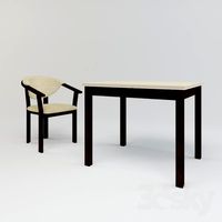 Table and armchair sodium