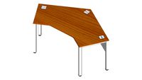 PSEG36 - 1000 x 1000 x 600d x 725h 120 Degree Pure Desk