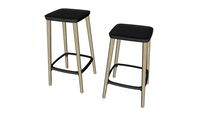 Stools - Bar & Kitchen Height Grain Stool by ICF