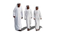 3 arab man walking