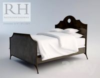 Restoration Hardware Metal arch bed