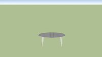 ellipse eliptical dinning table