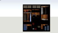 Walkin closet waredrobe 2 Sudbrock GHD