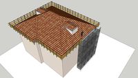 ORLANDINI MASSIMO ROOF BUILDING RESTAYLING TETTO CON PARAPETTI PROVVISORI