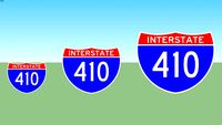 Interstate 410 Sign