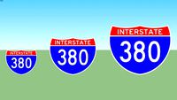 Interstate 380 Sign
