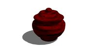 Pot rouge / tsubo 壺