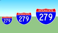 Interstate 279 Sign