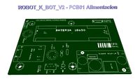 ROBOT K-BOT V2 PCB01 Alimentacion