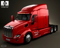 Peterbilt 579 Tractor Truck 20123d model