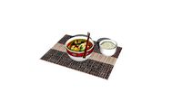 Thai Green Curry with Rice on Placemat