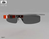 Google Glass3d model