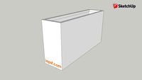 IAP 042 Monsoon 72'L x 18'W x 36'H with Recessed Base