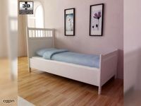 IKEA HEMNES Bed - 3D Model.3d model