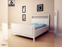 IKEA HEMNES Bed 2 - 3D Model.3d model