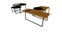 Stitch side tables - coffee table - Odesi