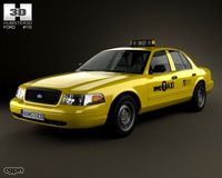 Ford Crown Victoria New York Taxi 20053d model