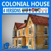 Colonial House3d model