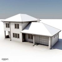Two Story House 093d model