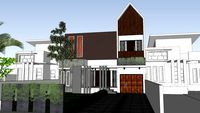 Rumah Type 150 Konsep Industrial