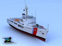 US Coast Guard WMEC 210' Cutter3d model