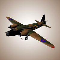Vickers Wellington3d model