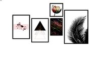 Composição de 5 Quadros - 20