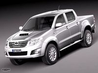 Toyota Hilux 2012 doublecab3d model