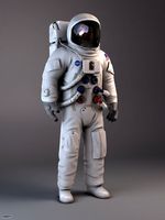 NASA Astronaut Apollo 113d model