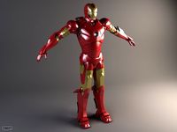 Iron Man Rigged3d model
