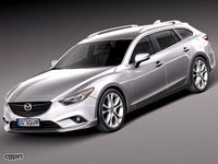 Mazda 6 wagon 20133d model