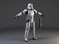 Star Wars Storm Trooper Rigged3d model