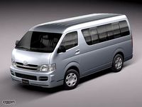 Toyota Hiace 2005-20103d model