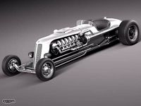 Jay Leno Tank Car Hot Rod3d model