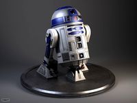 R2D2 Star Wars Droid Robot3d model