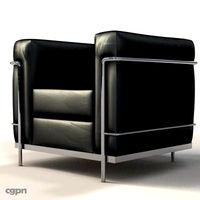 Le Corbusier LC2 chair3d model