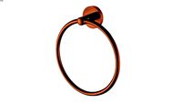TOALHEIRO ARGOLA MOOVE ROSE GOLD / DOKA
