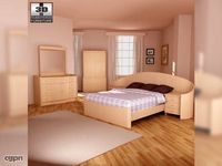 Bedroom furniture 16 Set3d model